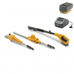 Akumuliatorinė auk&scaron;tapjovė su žirklėmis Stiga MT 100E KIT, su baterija ir įkrovikliu