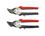 I&scaron;lenktos skardos kirpimo žirklutės "MINI" 180mm HRC 61 (de&scaron;ininės)
