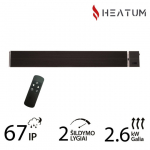 Infraraudonųjų spindulių &scaron;ildytuvas Heatum H2600R EVOLUTION