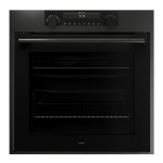 Įmontuojama orkaitė su pirolize Asko PR000132952, 71 L, juoda