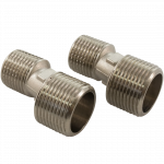 Ekscentrinė jungtis, be užsklandos Oras 203105/2, 2 vnt, chromas