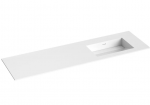 Praustuvas Kame Corian, CN1614618-R-BS, 160 cm, Balta matinė