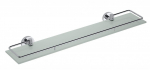 Stiklinė lentynėlė su borteliais Sapho X-ROUND XR600, 60cm