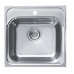 Nerūdijančio plieno plautuvė Alveus Basic 140