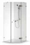 Du&scaron;o kabina Baltijos Brasta Nida 90x90 cm, satin stiklas