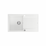 Įmontuojama plautuvė Quadron EVAN 111, HCQE8650U1_BS_P2O, balta