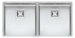 Montuojama po stalvir&scaron;iu metalinė plautuvė Reginox TEXAS 40X40+40X40 (L) R10, R28087