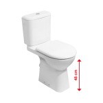 Pastatomas unitazas, paauk&scaron;tintas, horizontalus nuotakas JIKA, H8236160000001+H8276130002421+H8932813000631