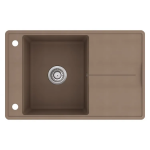 Akmens masės plautuvė HELIKA Bella SQB101AW-114