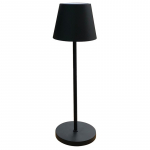 Stalinis LED &scaron;viestuvas Zyle Table Lamp ZY12381, įkraunamas, IP44, juodas