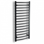 Elektrinis rank&scaron;luosčių džiovintuvas be laido Elegance 50x120cm, VREL50120BM+HEC400W, juodas matinis, tenas kairėje