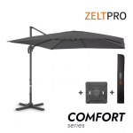 Lauko skėtis su Solid padu ir užvalkalu Comfort Antracito