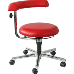 Darželio auklėtojos kėdė raudona 34-41 cm