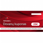 25 Eurų dovanų kuponas