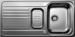 Nerūdijančio plieno plautuvė Blanco TIPO II 6 S 526622 (su ekscentriniu ventiliu ir kiaurasamčiu)