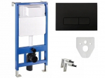 Potinkinis WC rėmas Mexen 4in1 Fenix Slim su mygtuku Napo 02 Black