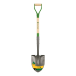 Apvalus kastuvas su mediniu kotu 113 cm ir plienine D formos rankena John Deere&reg;