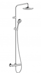 Termostatinė du&scaron;o sistema Hansgrohe Vernis Blend 200 1jet EcoSmart, 26089000, chromo