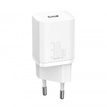 Įkroviklis Baseus Super Si 30W baltas CCSUP-J02