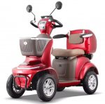 Elektrinis keturatis/ mopedas/ motoroleris QC 500W 48V 20AH, raudonas