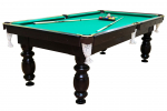 Pulo stalas Elegant 8' pėdų (245x145cm) žalias audinys, su komplektacija, akmens plok&scaron;tė