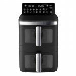 Kar&scaron;to oro gruzdintuvė Zyle ZY013AF, dviejų auk&scaron;tų, 2800 W, 13 l, juoda