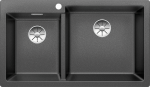 Įmontuojama dviguba plautuvė Blanco PLEON 9 523057, antracito