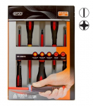 Izoliuotų atsuktuvų rinkinys ERGO&trade; 5 vnt - SL3,0/4,0/5,5; PH1/2 - 1000V VDE