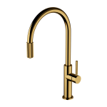 Virtuvinis mai&scaron;ytuvas su geriamo vandens funkcija Omnires Switch SW9057GL, aukso