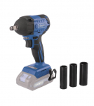 Akumuliatorinis veržliasukis Scheppach BC-IW350-X 20V, 5909246900 (be akumuliatoriaus ir pakrovėjo)