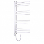 Elektrinis rank&scaron;luosčių džiovintuvas WOBBEE FLINT WHITE 50x100cm baltas kairinis su tenu su laidu W-FLIN-50100WM+NEX300SCWH-L