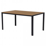 Lauko stalas, 150 x 90 x 75 cm, rudas