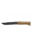 Opinel peilis Nr.8 juodais a&scaron;menimis ir ąžuoline rankena Black Oak