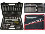 Įrankių rinkinys IB-1201 Mastiff 108+12el+10631 Bity 3 dėžės