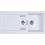 Plautuvė FRANKE S2D 651, Tectonite, balta, 143.0615.781