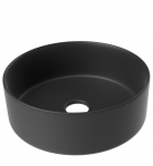 Juodas stalvir&scaron;inis praustuvas KAME TONDO, WB353512MB