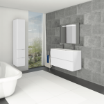 Vonios spintelė su praustuvu BLU ARTE (dydį ir spalvą galima pasirinkti)