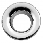 Praustuvo persiliejimo mechanizmo skylės apvali apdaila ND1601, chromo spalvos