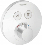 Potinkinis termostatinis mai&scaron;ytuvas Hansgrohe ShowerSelect S 15743700, baltas matinis