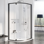 Du&scaron;o kabina Pivot PSKK3-80 black+Transparent, 37644300Z1