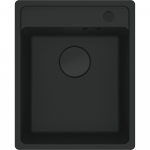 Granitinė plautuvė Franke MRG 210-37A 135.0683.053, juoda matinė (juodas ekscentrinis ventilis)
