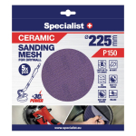 Specialist+ keramikinis tinklelis MESH, 225 mm, P150, 5 vnt.