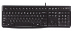 Logitech K120 Laidinė klaviatūra USB-A US Int, Juoda (SPEC)