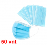 Vienkartinė apsauginė veido kaukė 3PLY (3 sluoksnių) 50 vnt