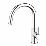 Virtuvinis mai&scaron;ytuvas su i&scaron;traukiama žarna Blue Water Plaza chrome