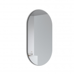 Ovalus veidrodis Kame OVALO MR-O01/90-50 su LED ap&scaron;vietimu