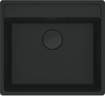 Granitinė plautuvė Franke Maris MRG 210-52, 135.0683.054 (juodas ekscentrinis ventilis)