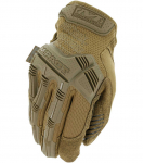 Pir&scaron;tinės Mechanix M-Pact&reg; Coyote L dydis. Velcro, TrekDry&reg;, dirbtinė oda, delno, krumplių, Armortex&reg;, pir&scaron;tų apsauga, D30&reg; apsauga nuo vibracijos