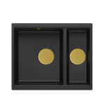 Plautuvė Quadron LOGAN 150, HCQL5646U7-G1_U, anglies juoda