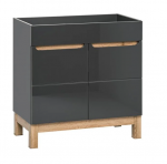 Vonios spintelė Comad BALI GRAFIT 821-80D FSC